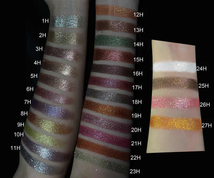 New Colors Long-lasting Shimmer Eyeshadow Glitter Eyeshadow ظلال عيون لامع بألوان جديدة يدوم طويلاً ظلال عيون لامع لامع