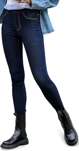 OFLUCK Straight Leg Mom Jeans for Women High Waisted Trendy Ankle Length Boyfriend Denim Tapered Leg Pants