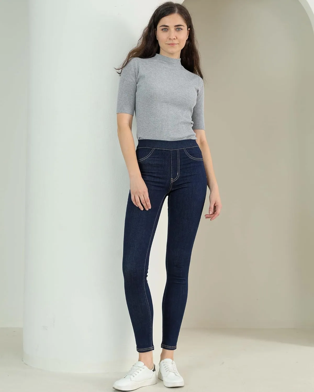 OFLUCK Straight Leg Mom Jeans for Women High Waisted Trendy Ankle Length Boyfriend Denim Tapered Leg Pants