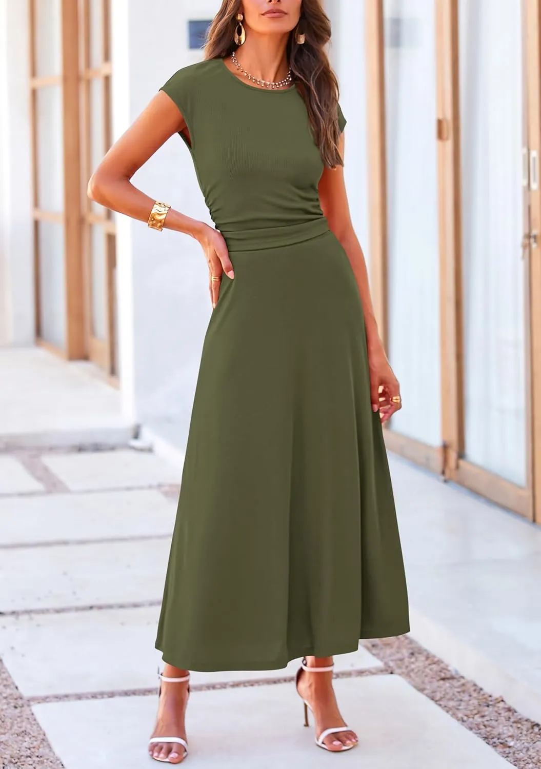 PRETTYGARDEN Smmer Two Piece Skirt Set for Women 2025 Dressy Casual Knit Matching Travel Spring Vacation Lounge Outfits