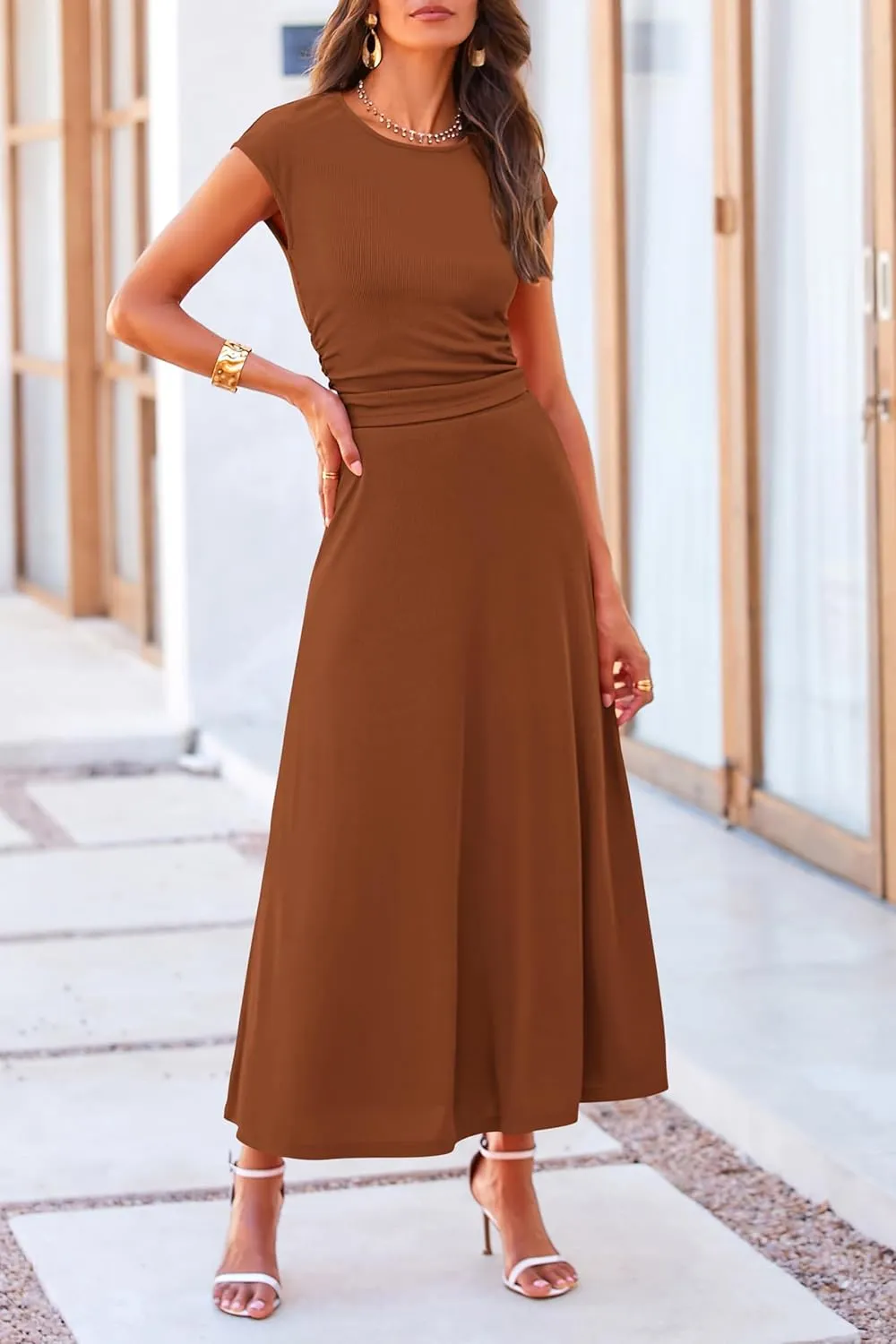 PRETTYGARDEN Smmer Two Piece Skirt Set for Women 2025 Dressy Casual Knit Matching Travel Spring Vacation Lounge Outfits