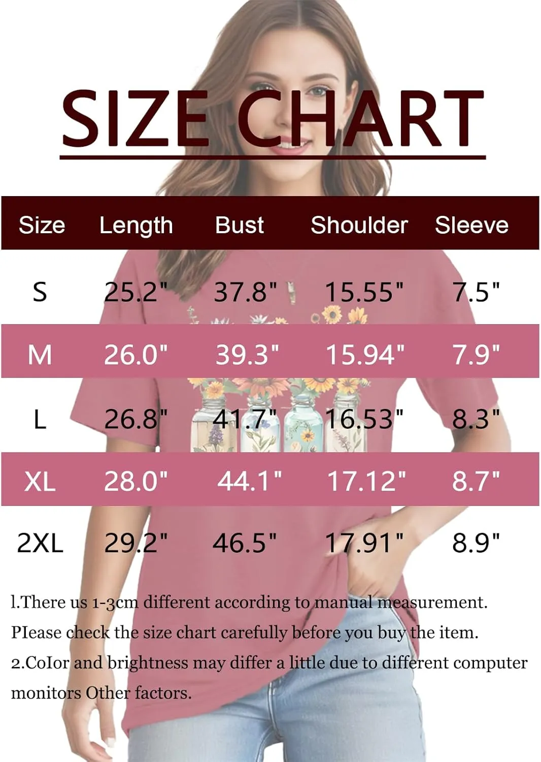 Savarana Graphic Tees for Women Be Kind Letter Print Shirts Funny Love Heart T Shirt Inspirational Happy Short Sleeve Tops