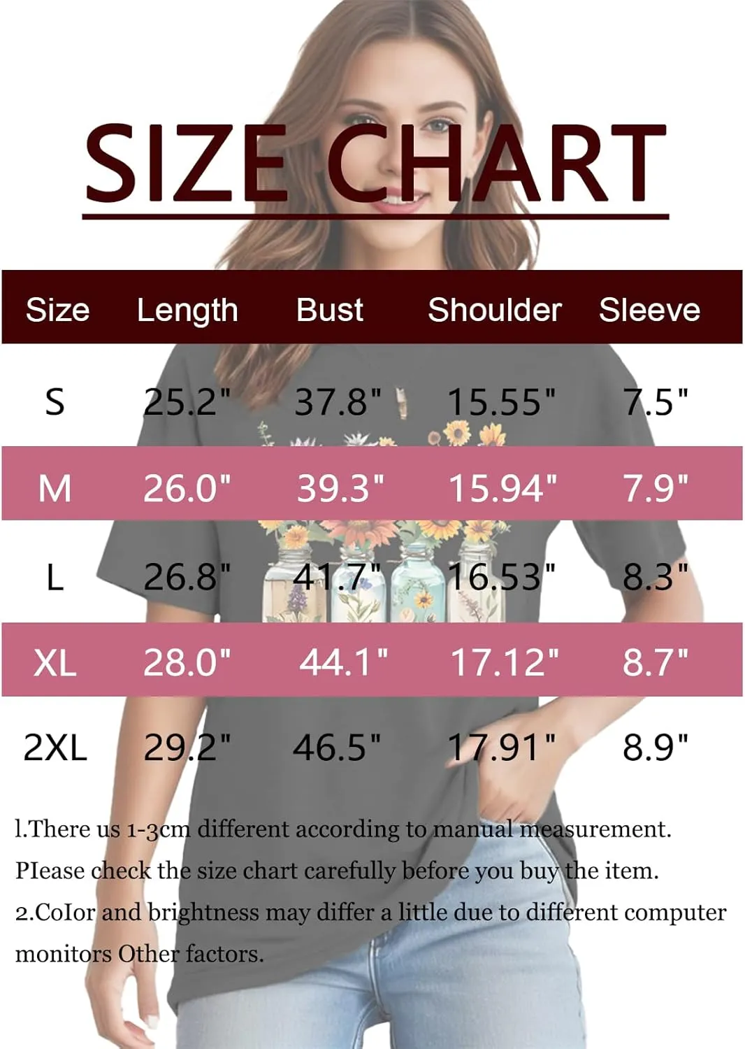 Savarana Graphic Tees for Women Be Kind Letter Print Shirts Funny Love Heart T Shirt Inspirational Happy Short Sleeve Tops