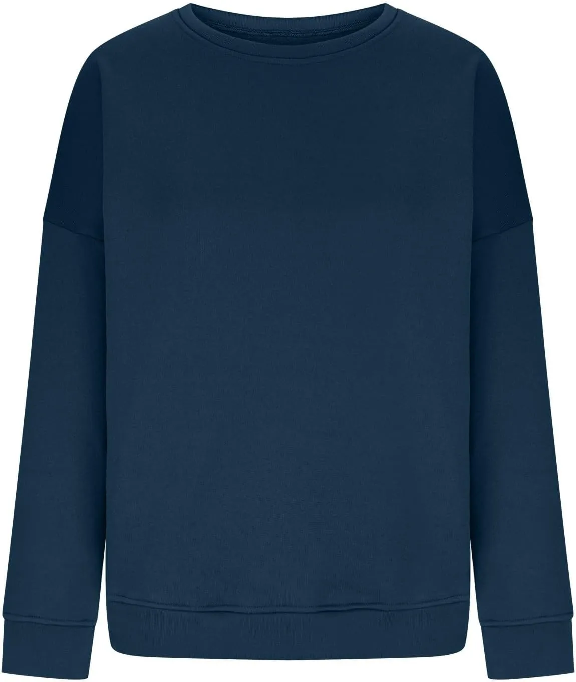slqdgmryz Oversized Sweatshirts for Women Loose Fit Fleece Pullover Long Sleeve Crewneck Sweatshirts Solid Fall Hoodies