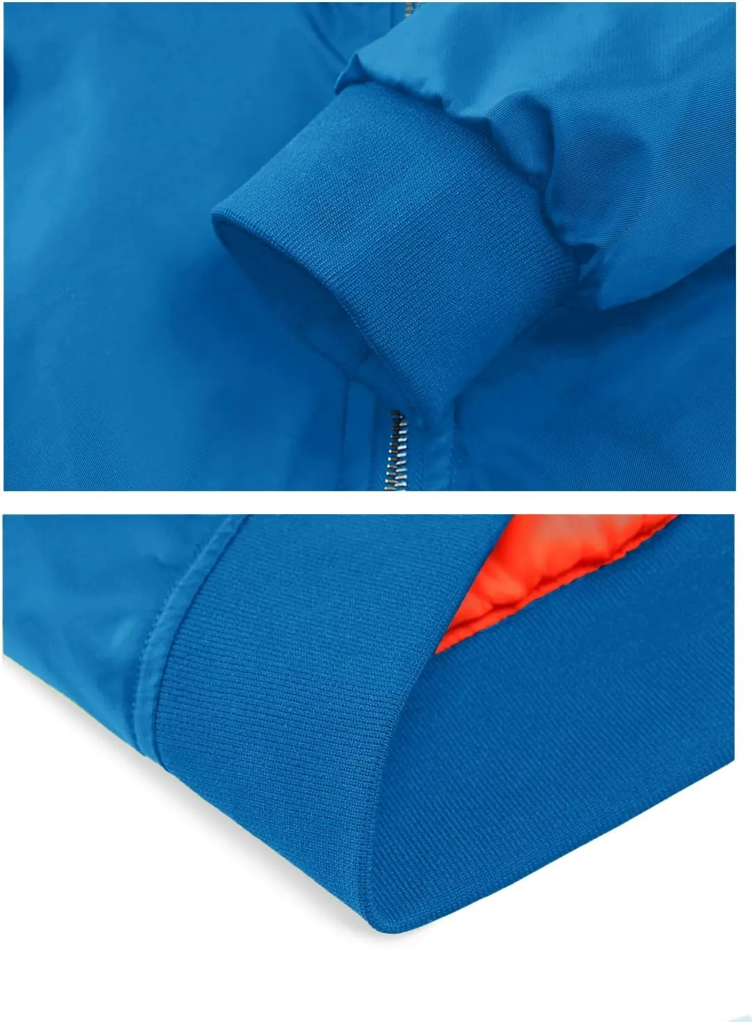 TACVASEN Men's Jackets-Bomber Jacket Fall Winter Warm Windbreaker Full Zip Casual Padded Coats