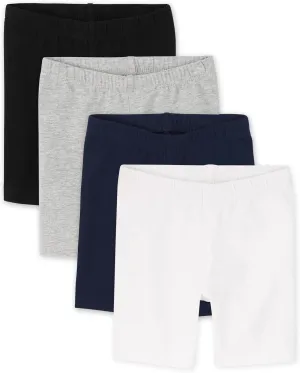 The Children's Place Baby Girls' and Toddler Solid Bike Shorts