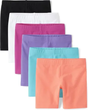 The Children's Place Baby Girls' and Toddler Solid Bike Shorts
