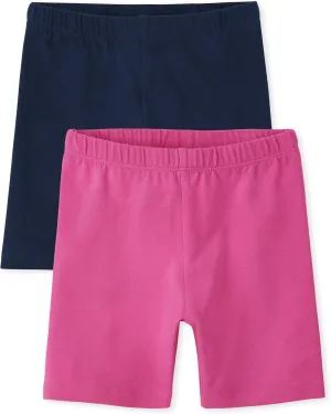 The Children's Place Baby Girls' and Toddler Solid Bike Shorts