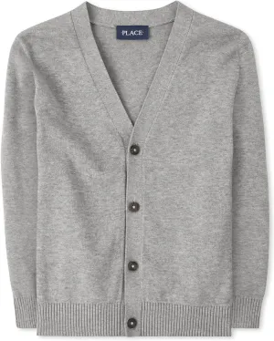 The Children's Place Boys' Uniform Cardigan