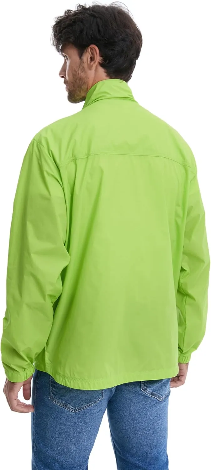 TRAILSIDE SUPPLY CO. Mens Windbreaker Jackets Lightweight Packable Jacket,Windproof and Dustproof