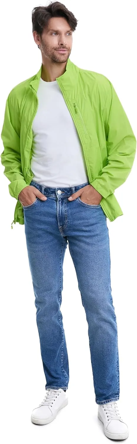 TRAILSIDE SUPPLY CO. Mens Windbreaker Jackets Lightweight Packable Jacket,Windproof and Dustproof