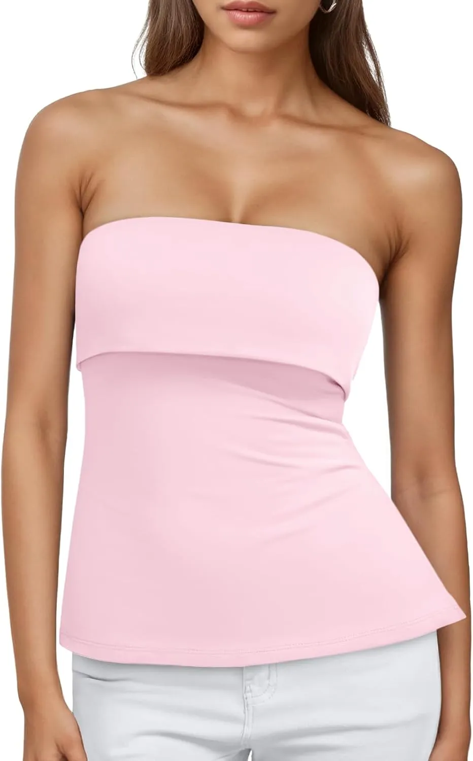 Trendy Queen Going Out Tops for Women Summer Spring Tube Tops Cute Off The Shoulder Backless Corset Teen Girls Y2k Clothes