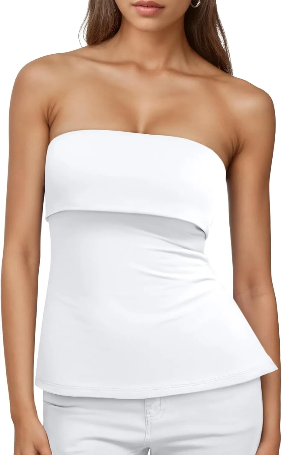 Trendy Queen Going Out Tops for Women Summer Spring Tube Tops Cute Off The Shoulder Backless Corset Teen Girls Y2k Clothes