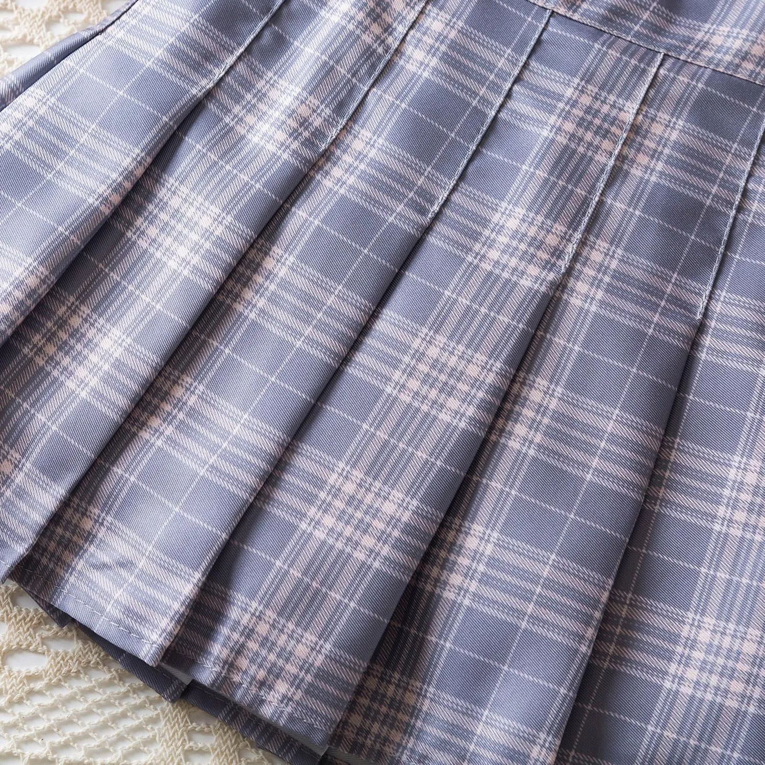 TTYAOVO Girl Skort Mini Flare Plain Pleated Skater Skirt Shool Uniform