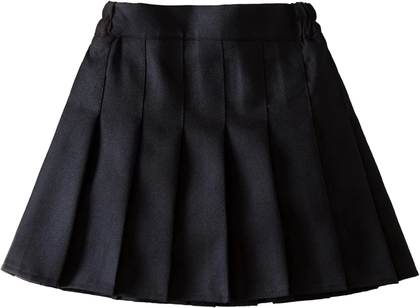 TTYAOVO Girl Skort Mini Flare Plain Pleated Skater Skirt Shool Uniform