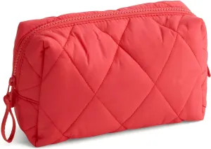 Vera Bradley Featherweight Medium Cosmetic Makeup Bag, Cayenne
