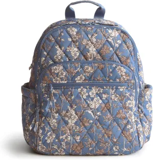 Vera Bradley Performance Twill Bancroft Backpack, Larkspur Delphinum