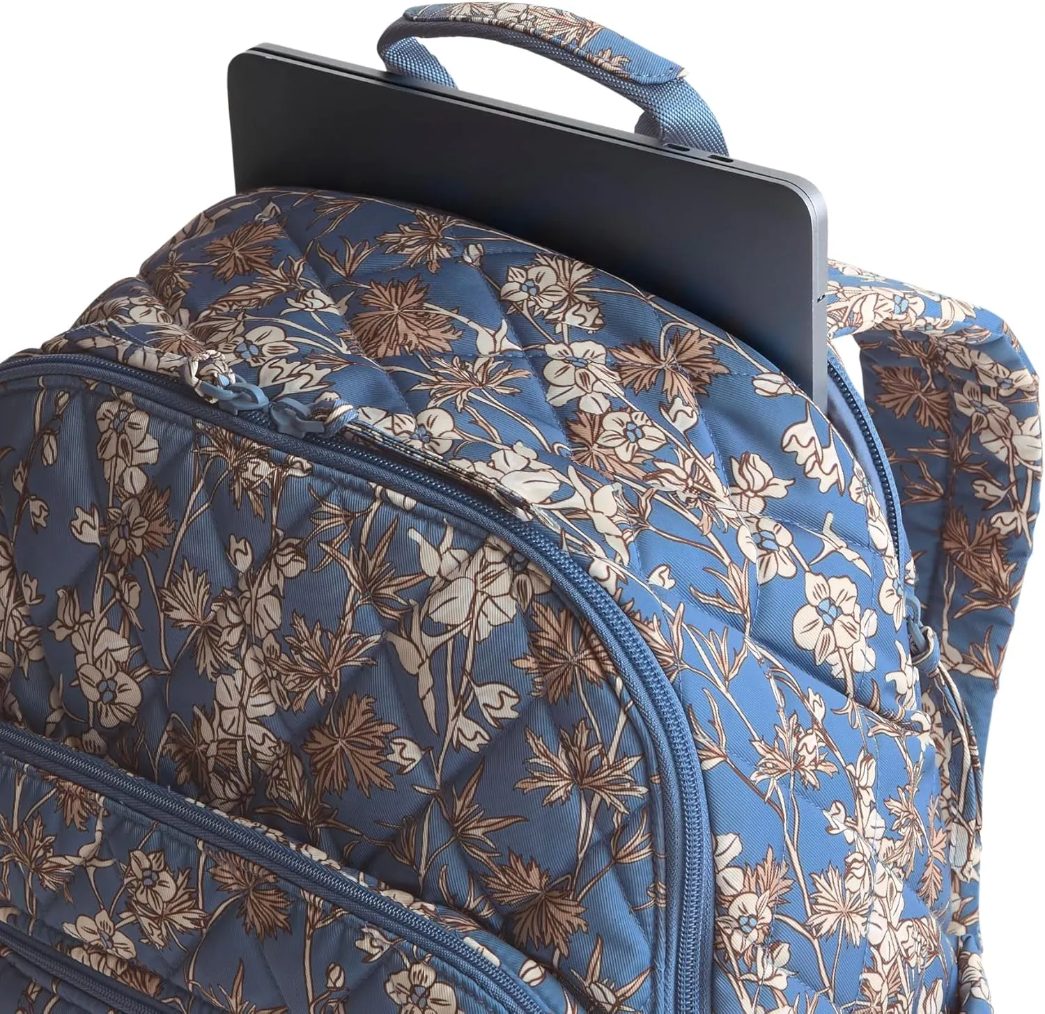 Vera Bradley Performance Twill Bancroft Backpack, Larkspur Delphinum