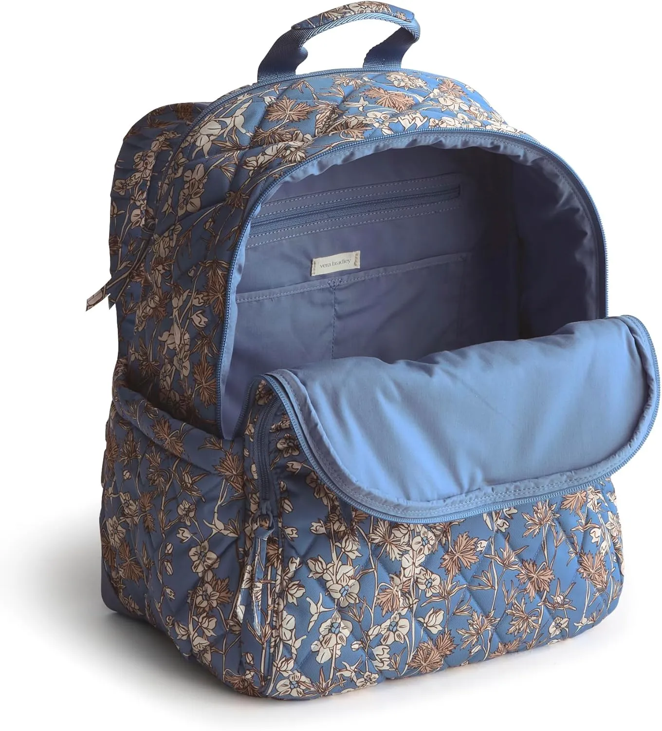 Vera Bradley Performance Twill Bancroft Backpack, Larkspur Delphinum