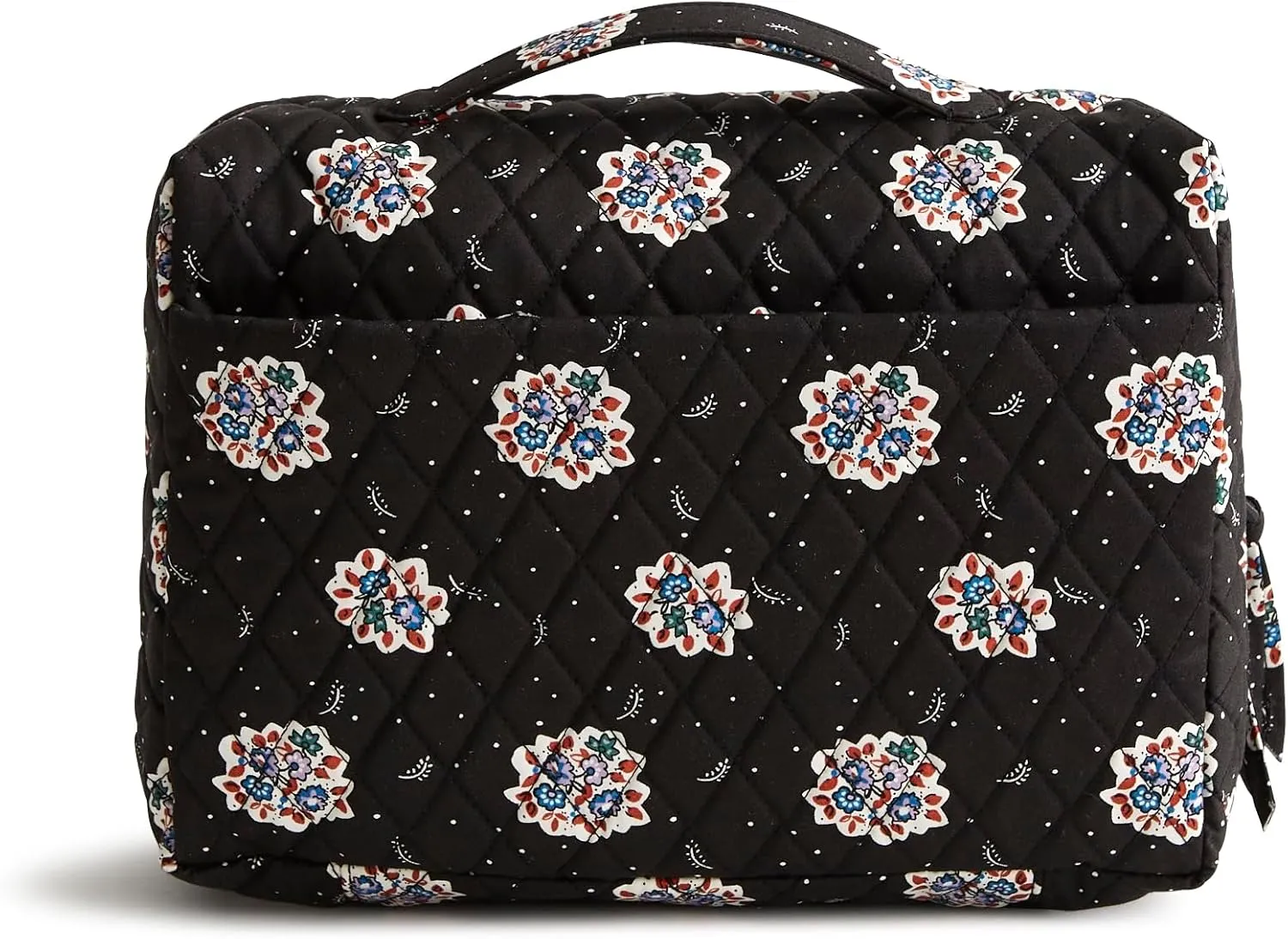 Vera Bradley Premium Cotton Lay Flat Travel Organizer, Feathery Bouquets