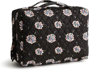 Vera Bradley Premium Cotton Lay Flat Travel Organizer, Feathery Bouquets