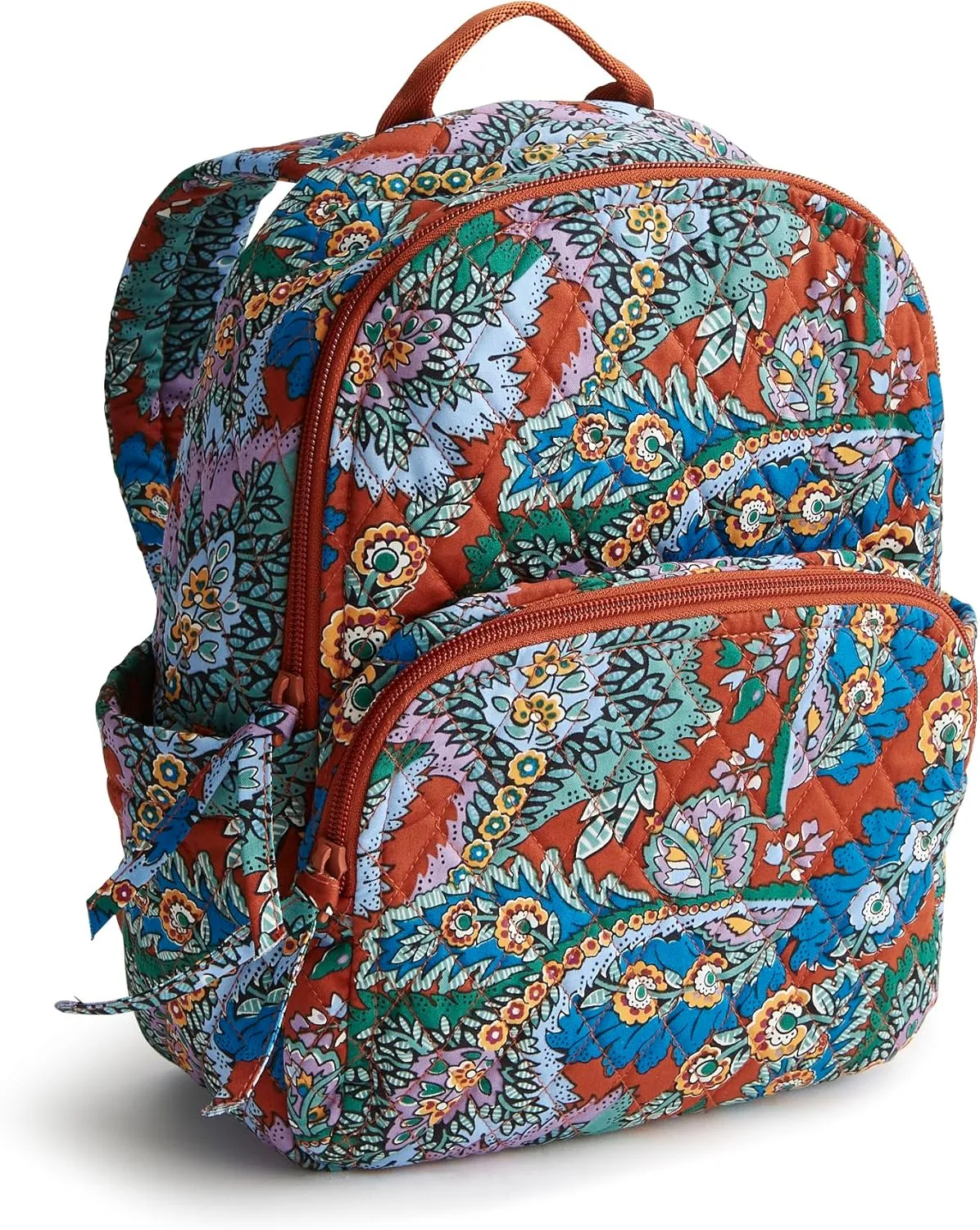 Vera Bradley Premium Cotton Small Banbury Backpack, Flowers   Feathers