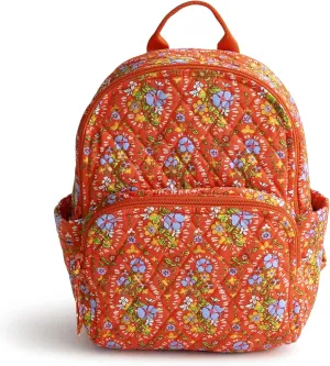 Vera Bradley Premium Cotton Small Banbury Backpack, Garden Paisley