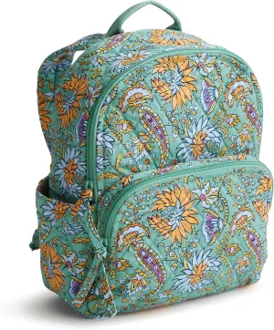 Vera Bradley Premium Cotton Small Banbury Backpack, Gemstone Paisley