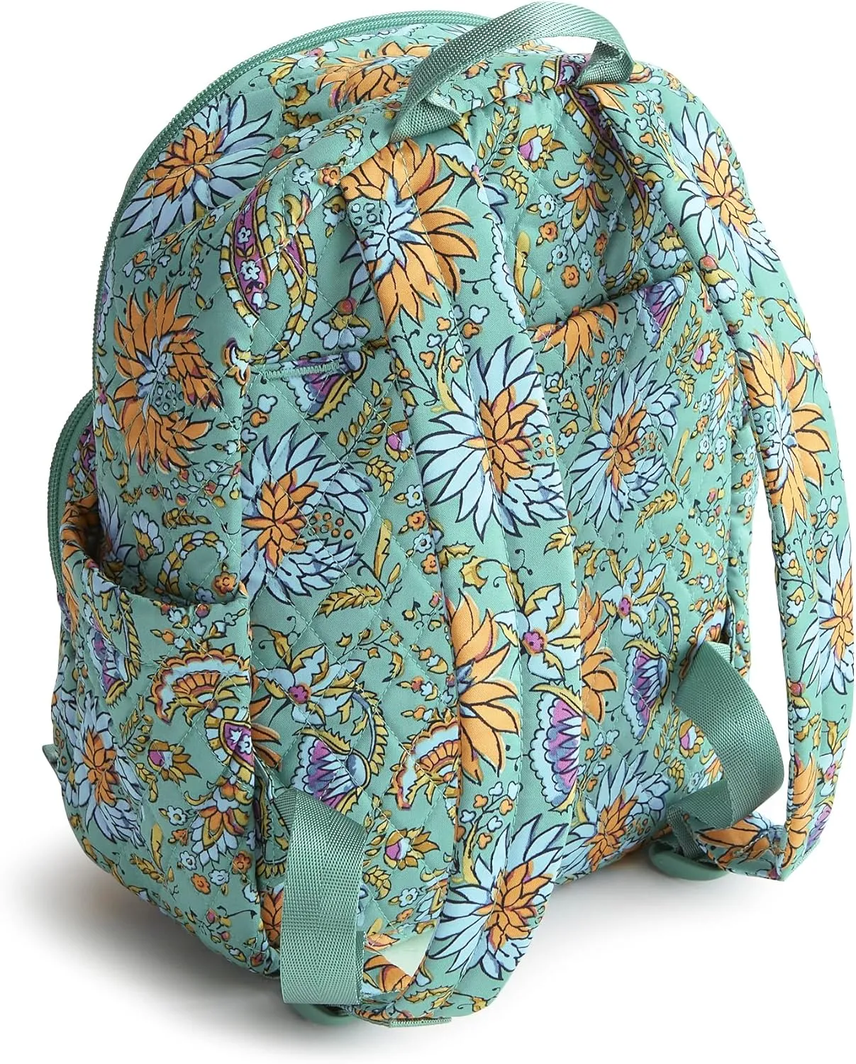 Vera Bradley Premium Cotton Small Banbury Backpack, Gemstone Paisley