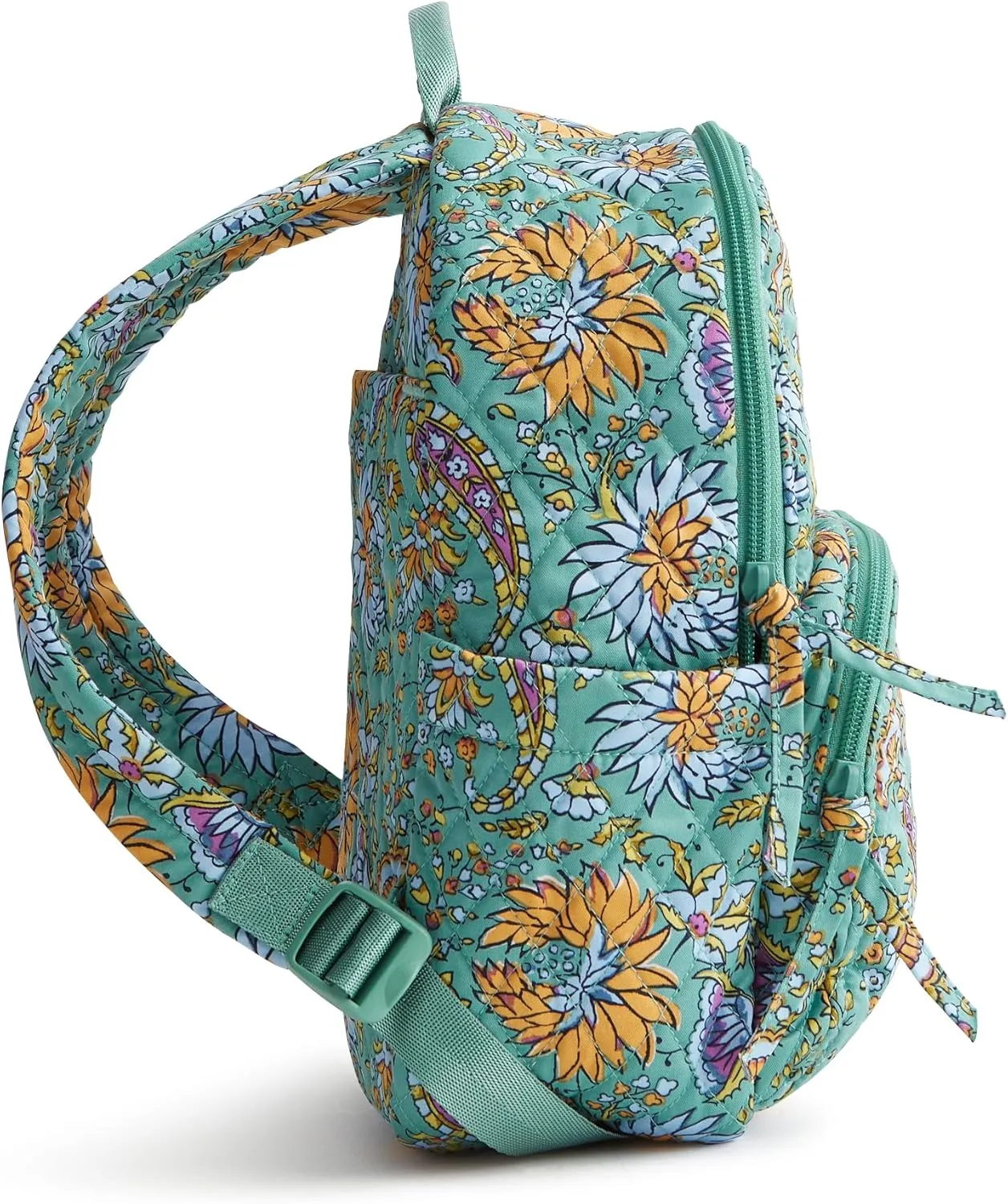 Vera Bradley Premium Cotton Small Banbury Backpack, Gemstone Paisley