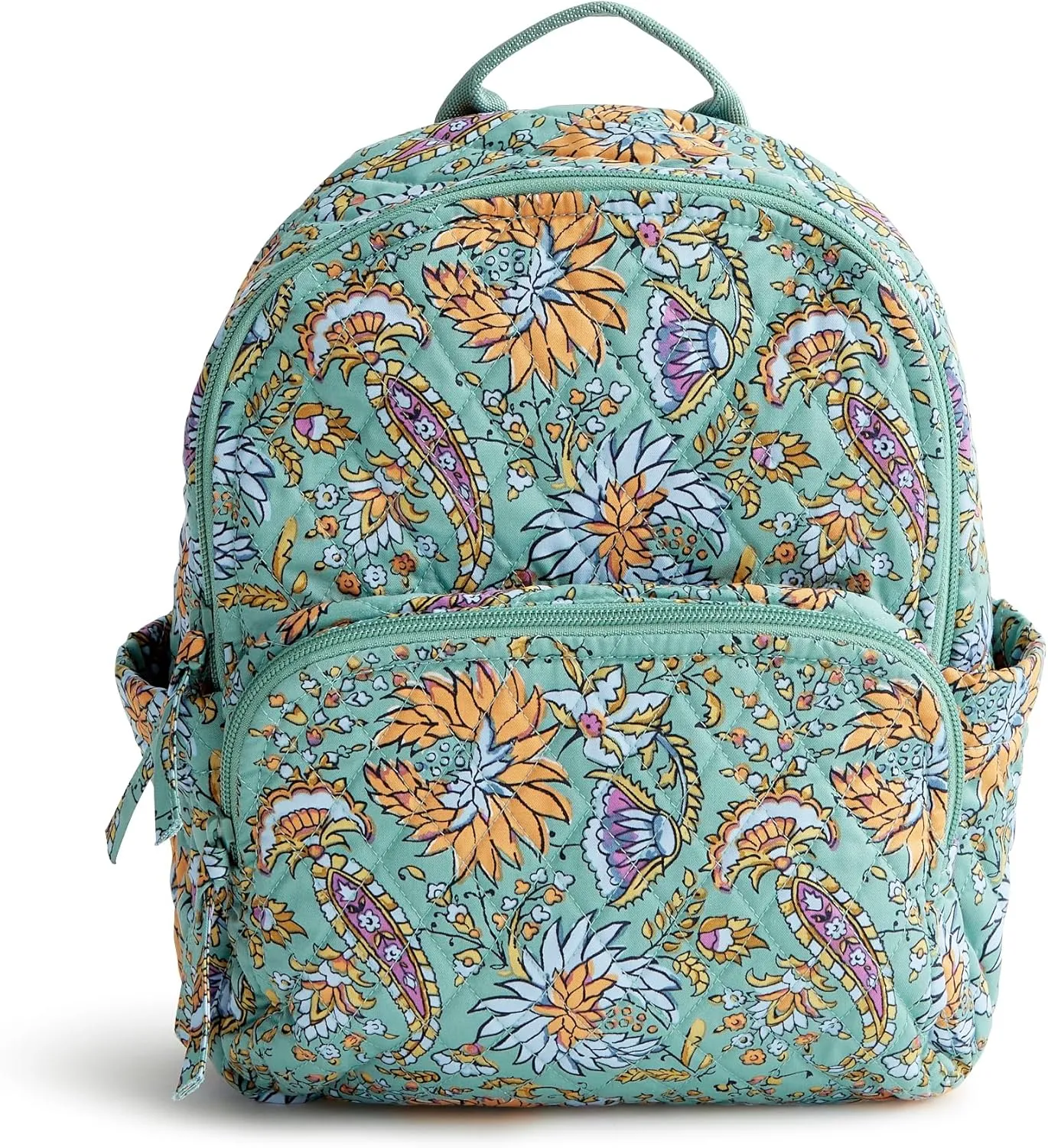 Vera Bradley Premium Cotton Small Banbury Backpack, Gemstone Paisley