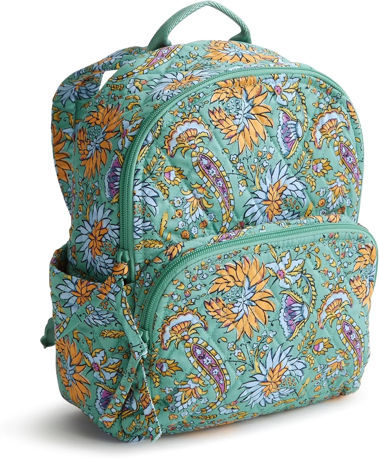 Vera Bradley Premium Cotton Small Banbury Backpack, Gemstone Paisley