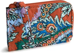 Vera Bradley Women's Cotton Zip Card Pouch