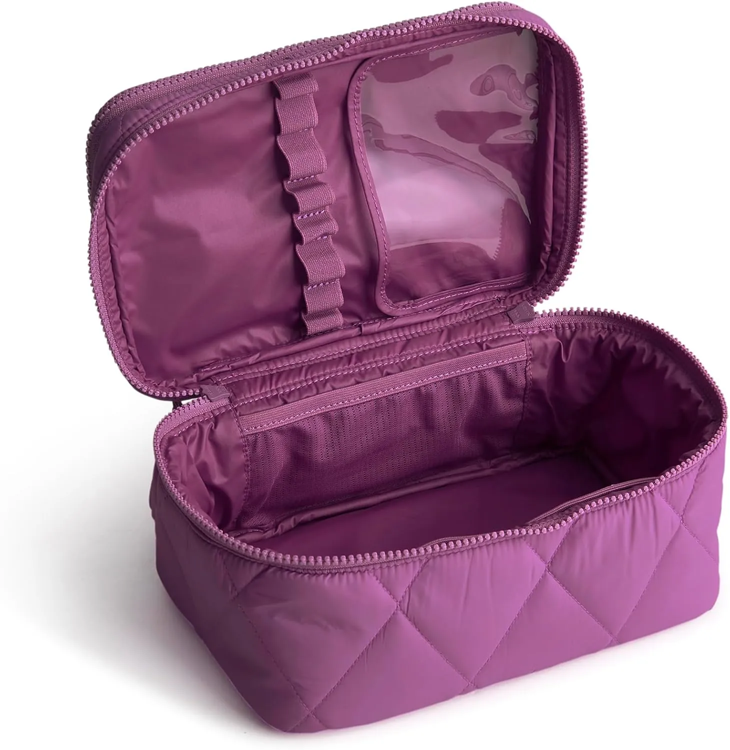 Vera Bradley Women's Featherweight Brush Up Cosmetic Case Makeup Bag