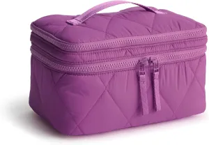 Vera Bradley Women's Featherweight Brush Up Cosmetic Case Makeup Bag