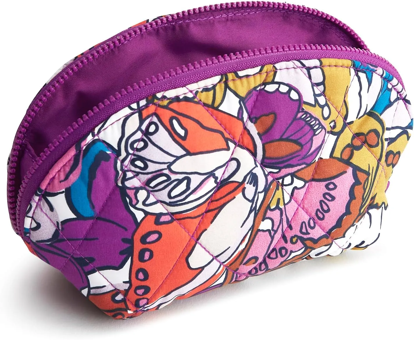 Vera Bradley Women's Featherweight Mini Dome Cosmetic Makeup Bag