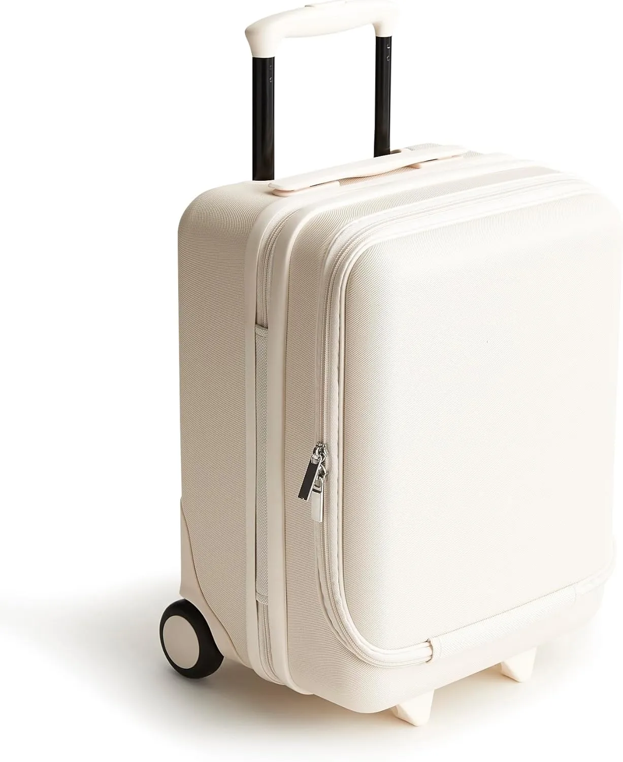 Vera Bradley Women's Hardside Luggage 17 Inch Adair Underseat Roller, Cottage Cream, One Size