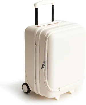 Vera Bradley Women's Hardside Luggage 17 Inch Adair Underseat Roller, Cottage Cream, One Size