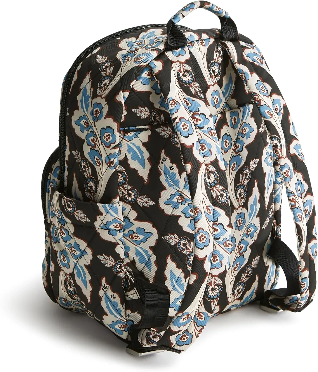Vera Bradley Women's Performance Twill Small Banbury Backpack, Calyx   Quill Black, One Size