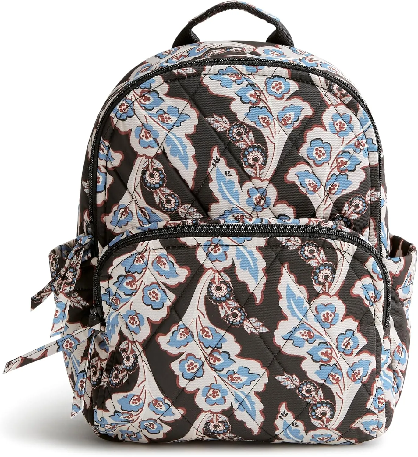 Vera Bradley Women's Performance Twill Small Banbury Backpack, Calyx   Quill Black, One Size