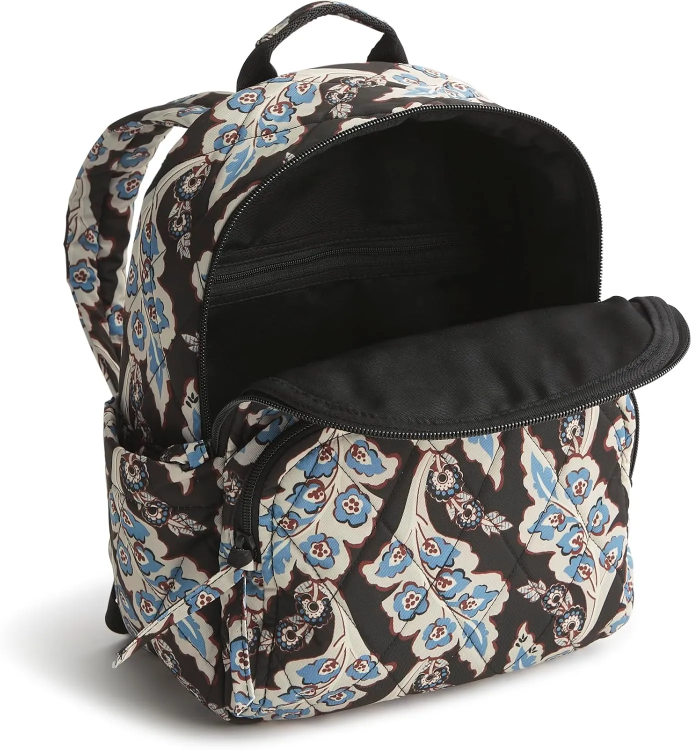 Vera Bradley Women's Performance Twill Small Banbury Backpack, Calyx   Quill Black, One Size