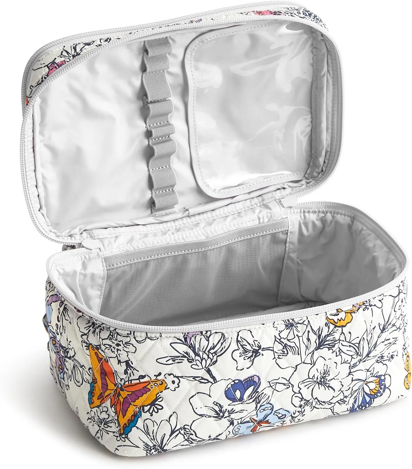 Vera Bradley Women's Premium Cotton Brush Up Cosmetic Case