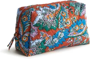 Vera Bradley Women's Premium Cotton Medium Cosmetic