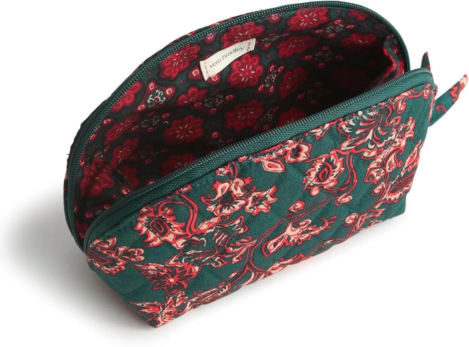 Vera Bradley Women's Premium Cotton Mini Dome Cosmetic