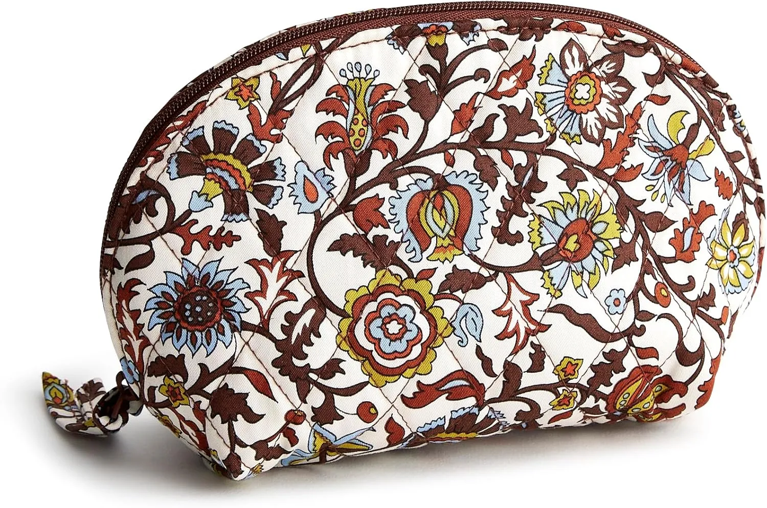 Vera Bradley Women's Premium Cotton Mini Dome Cosmetic