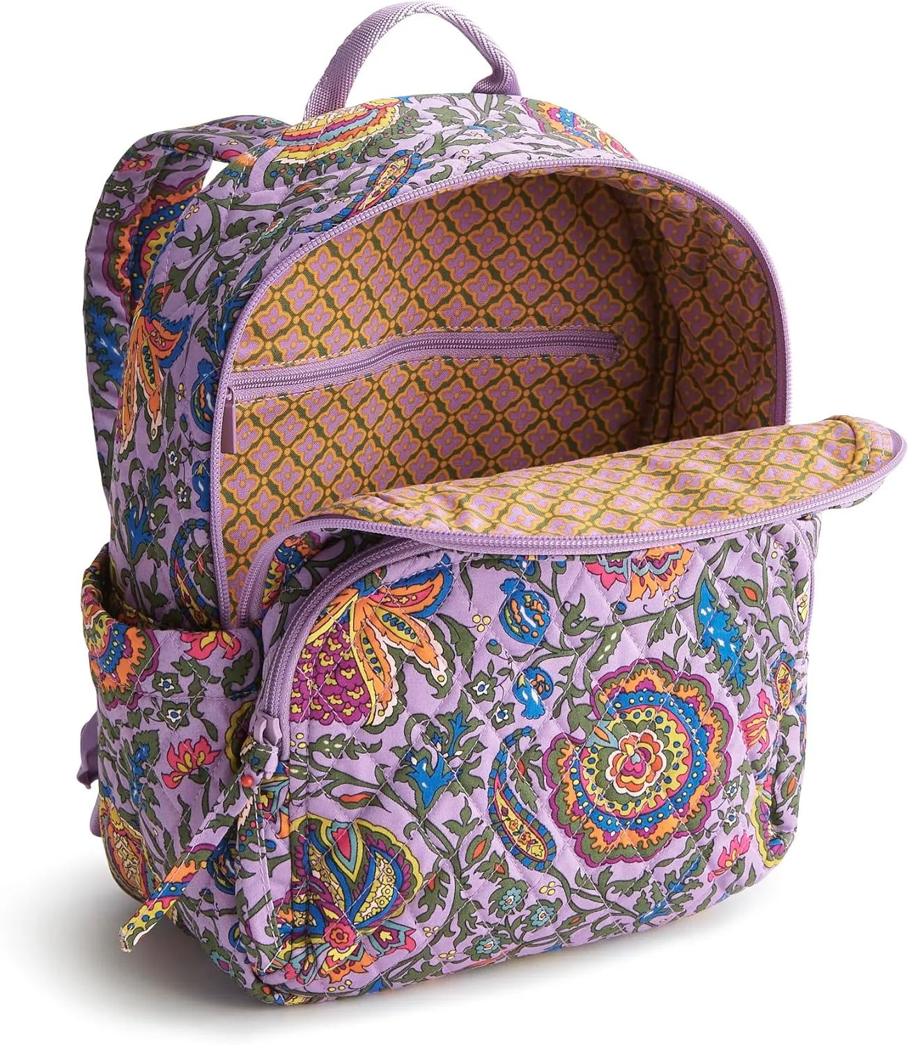 Vera Bradley Women's Premium Cotton Small Banbury Backpack, Marrakesh, One Size