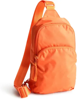 Vera Bradley Women's Ripstop Lorman Sling Backpack, Koi Orange, One Size