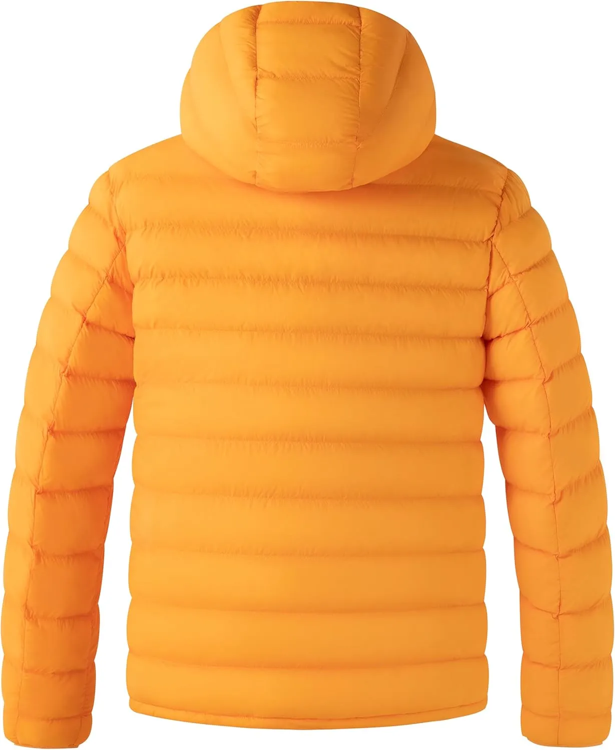 wantdo Men's Lightweight Winter Jackets Warm Puffer Jacket Quilted Winter Coat with Hood