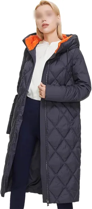 Winter Women Jacket Lengthened Style Padded Parka Thickened Warm Cotton Coat
