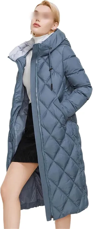 Winter Women Jacket Lengthened Style Padded Parka Thickened Warm Cotton Coat